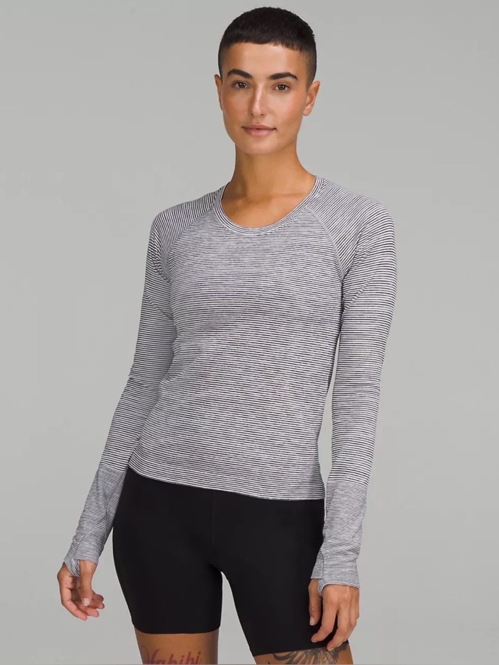 Lululemon Racer Long Sleeve Top - Striped